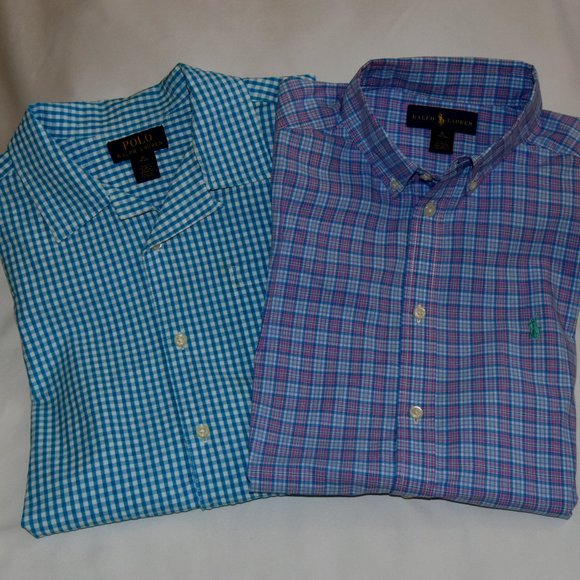 **TWO** Boys Polo Ralph Lauren Shirts XL 18-20 - Picture 1 of 5